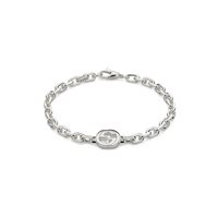 Bracelet Gucci Woman Interlocking in Silver YBA796351001017 - YBA796351001017